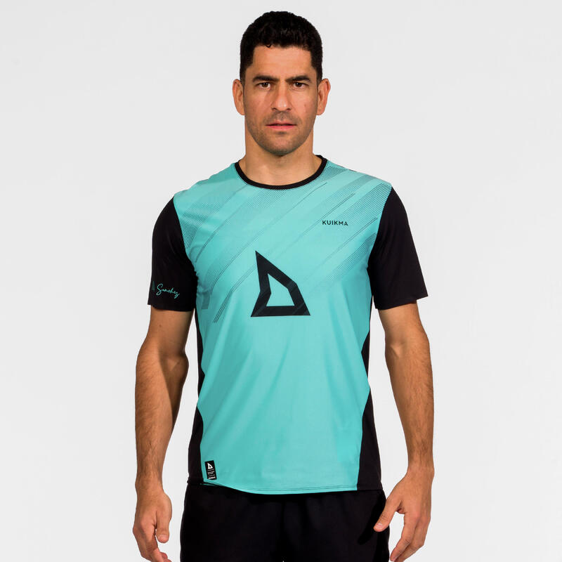 T-shirt de padel manches courtes technique Homme - Kuikma PTS Pro Maxi Sanchez