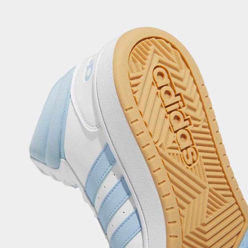 Scarpe donna ADIDAS HOOPS 3.0 MID bianche