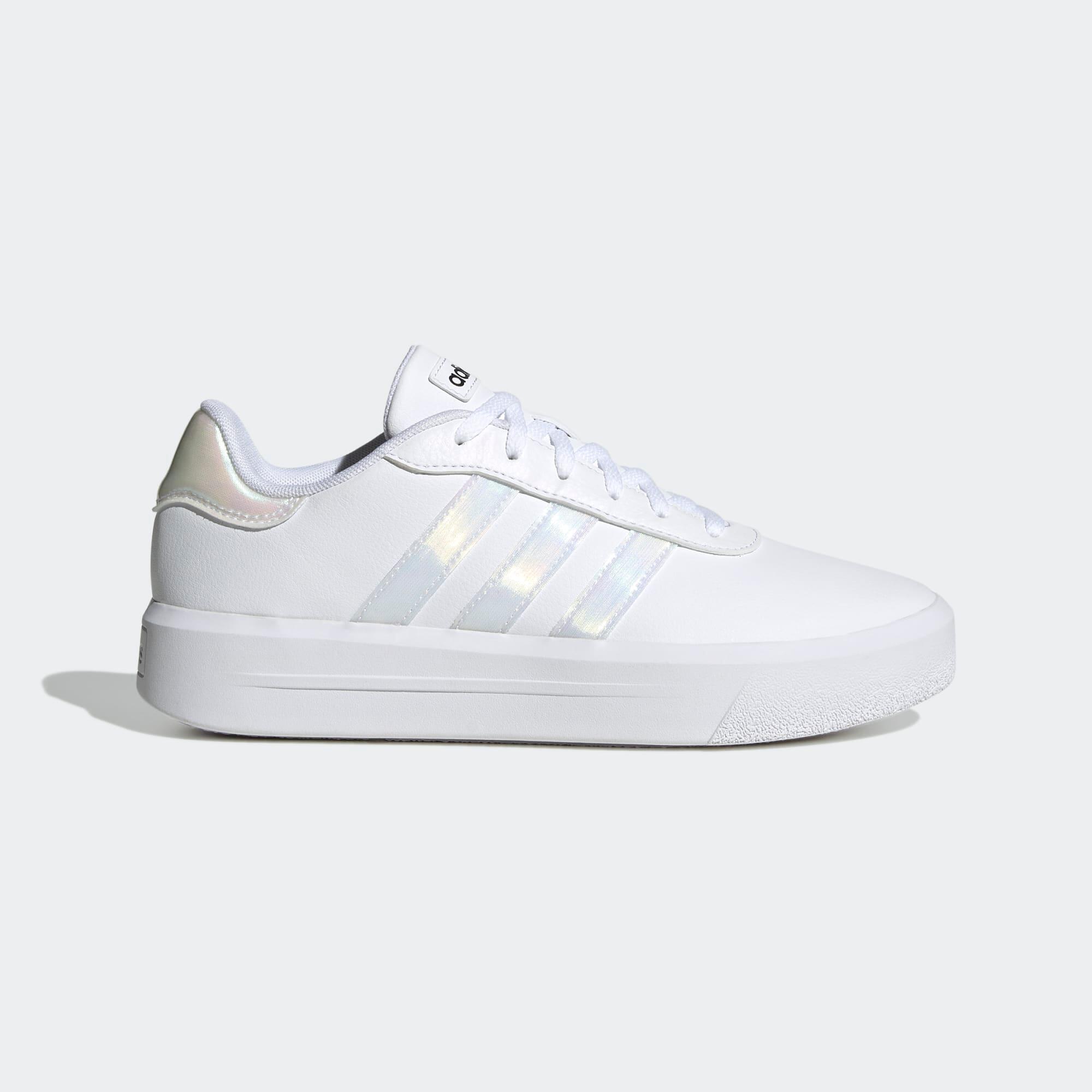  Încălțăminte Mers ADIDAS COURT PLATFORM Alb Damă 