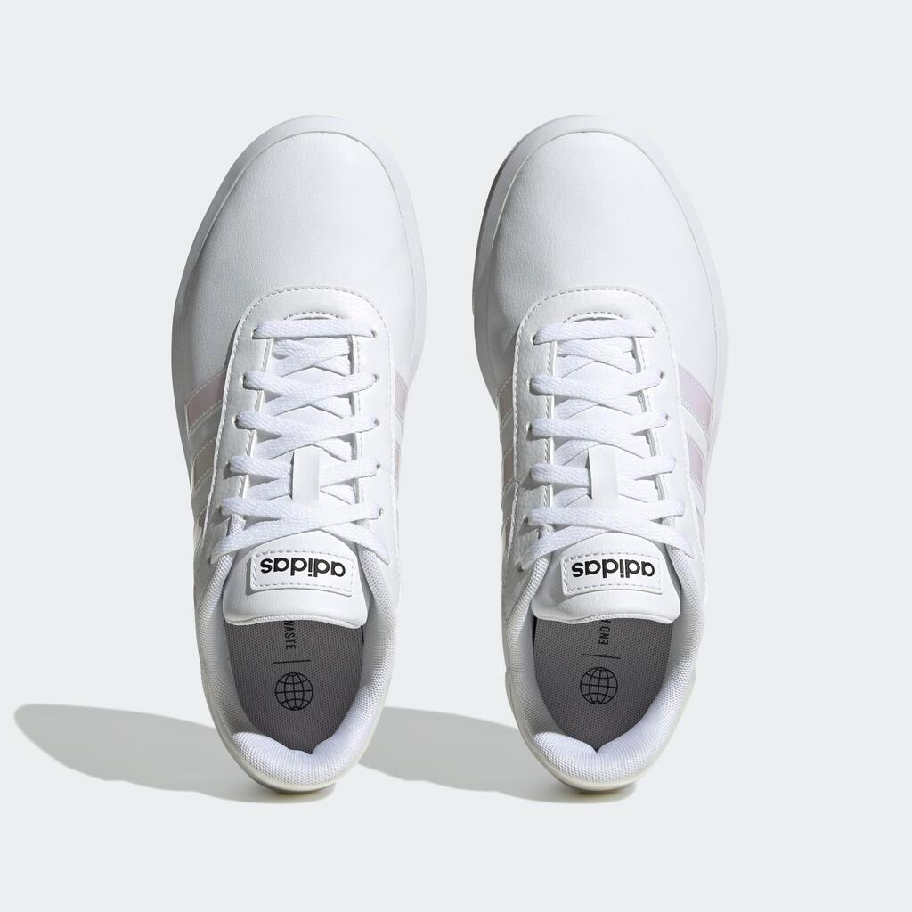 WOMEN'S ADIDAS COURT PLATFORM SHOES - WHITE