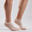 Chaussettes de sport coton basses - RS 500 rose pale la paire