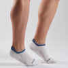 Športové ponožky RS 160 nízke z biobavlny biele s modrými trblietkami,
1 pár