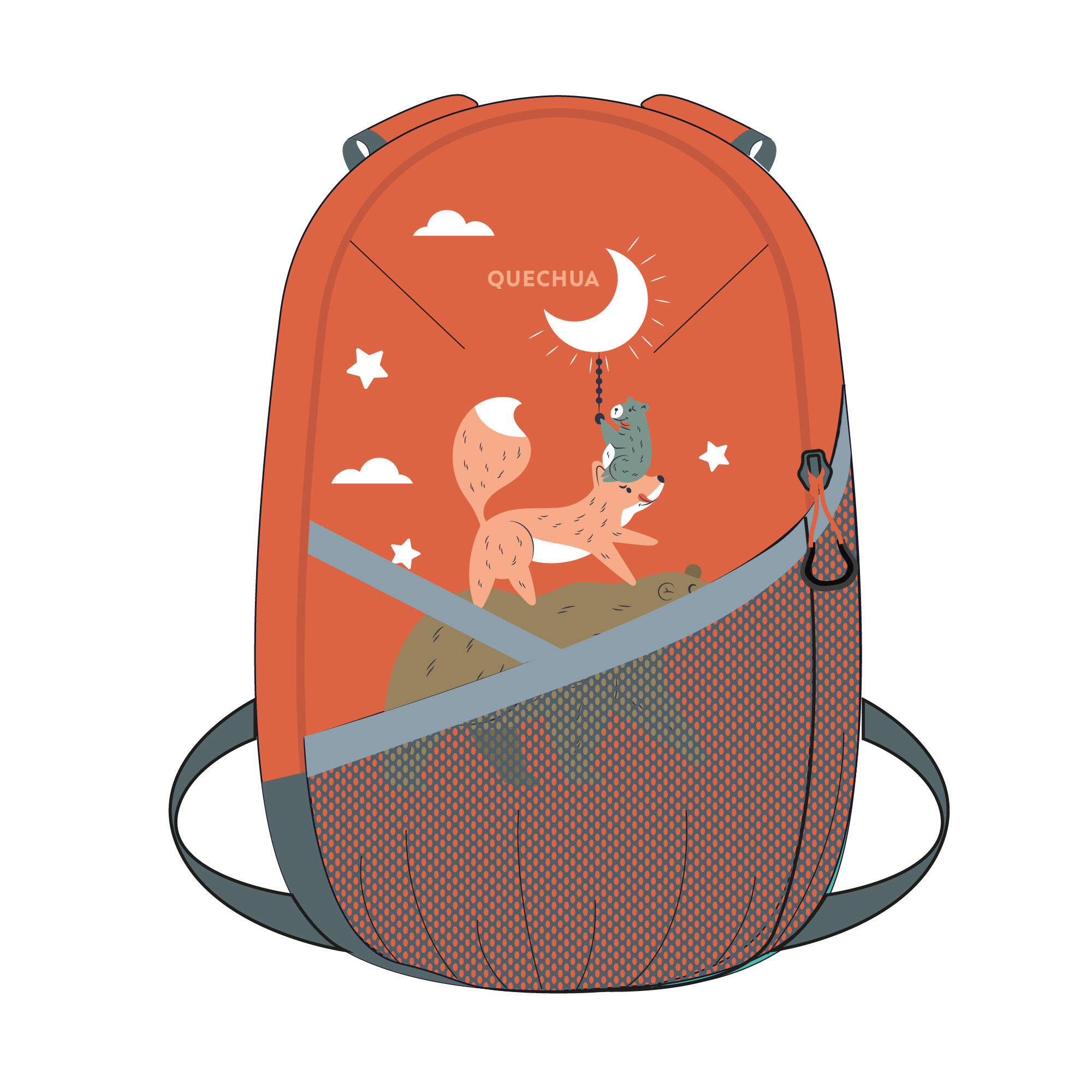 Mochila de montaña y trekking Niños 5L Quechua MH100 6/6