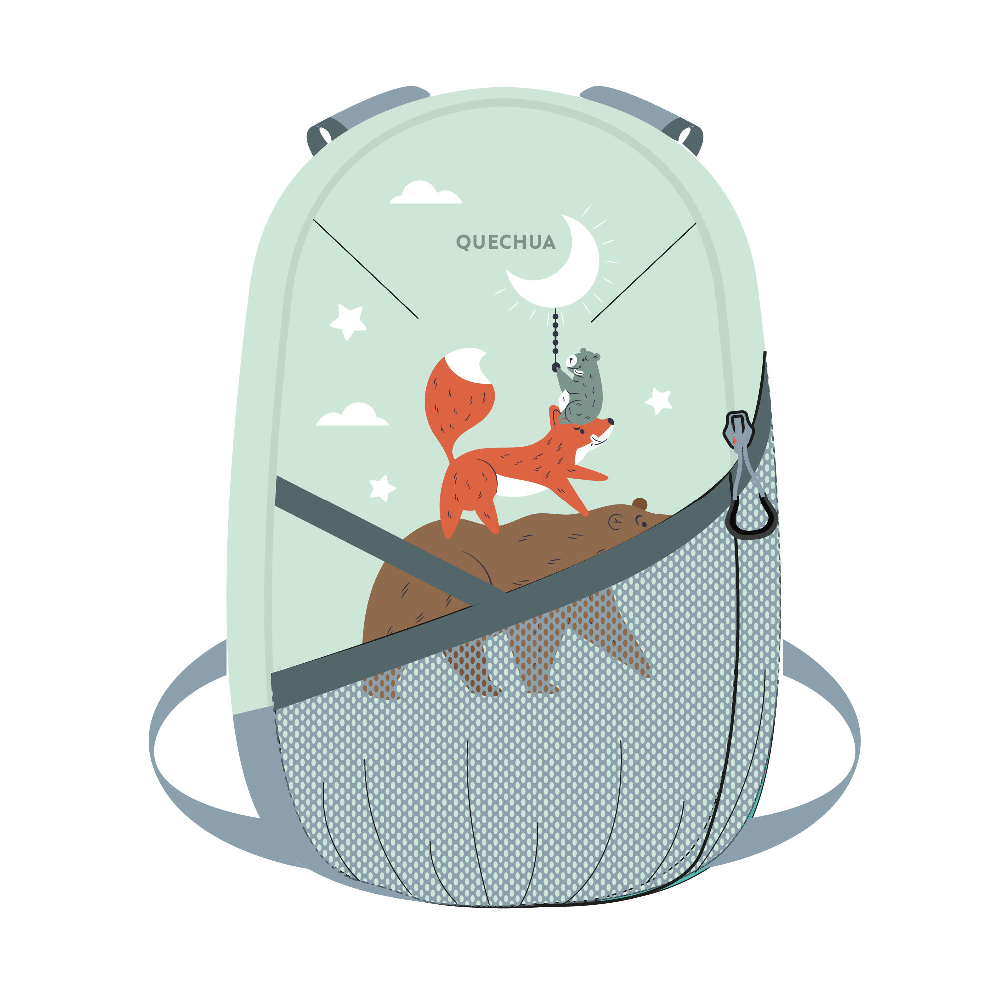 Mochila de montaña y trekking niños 5L Quechua MH100 7/7