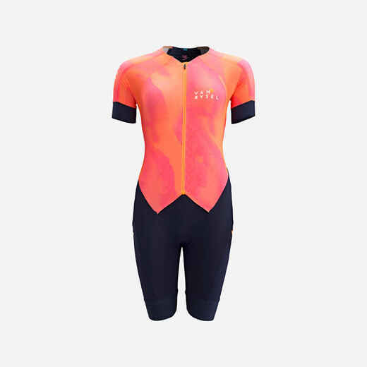 
      WOMEN'S LD TRIATHLON TRISUIT - NAVY/ORANGE
  