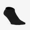 Dámske protišmykové ponožky na fitness 500 čierne
