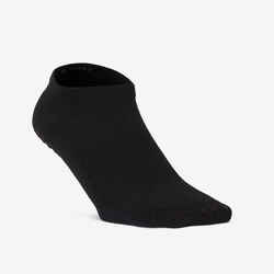 Γυναικείες αντιολισθητικές αθλητικές κάλτσες 500 - Μαύρο
