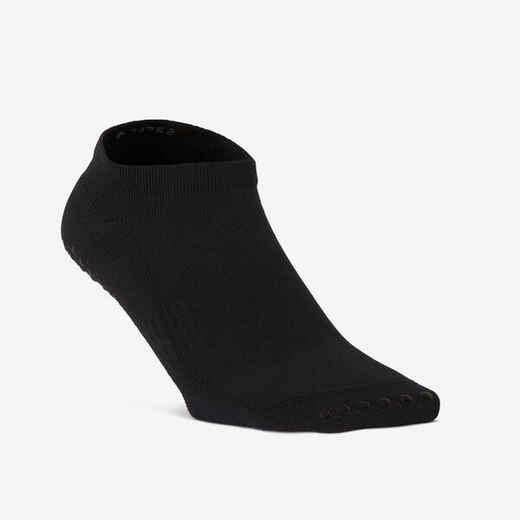 
      Women's Non-Slip Fitness Socks 500 - Black
  