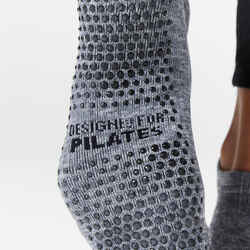 Women's Non-Slip Fitness Socks 500 - Grey