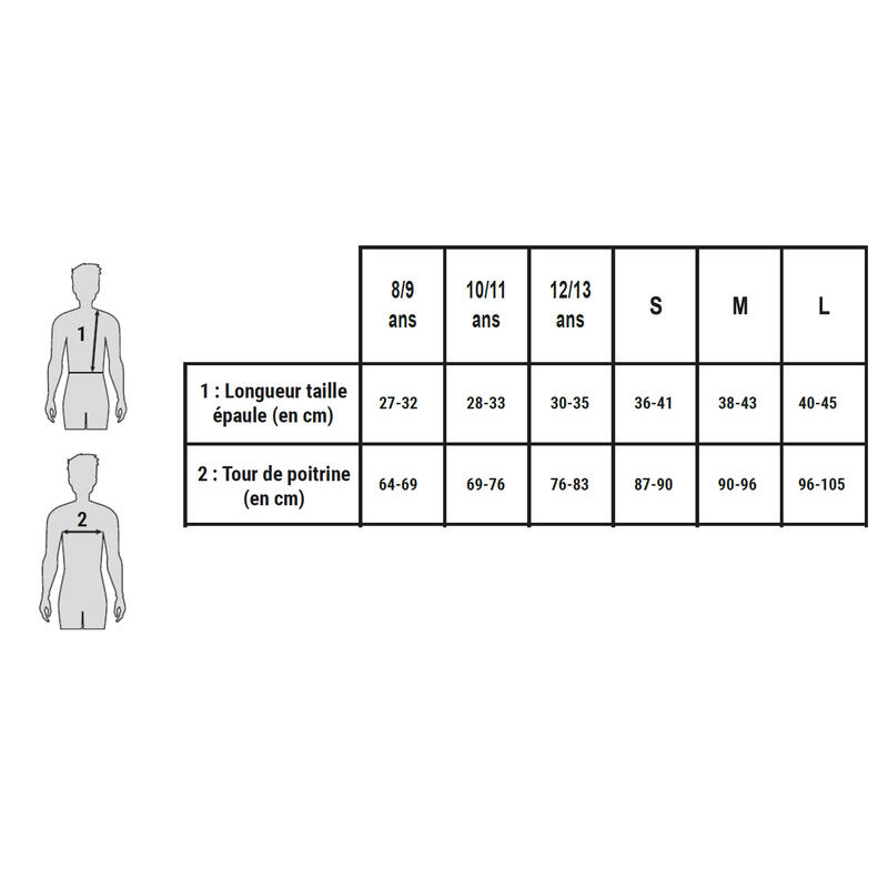 Proteção Dorsal Flexível Equitação Adulto 500 D3O® Preto