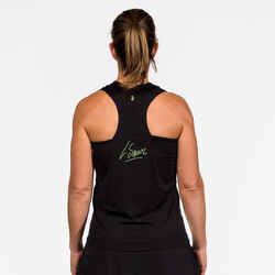 Women's Padel Technical Tank Top Kuikma Pro Lucia Sainz - Green