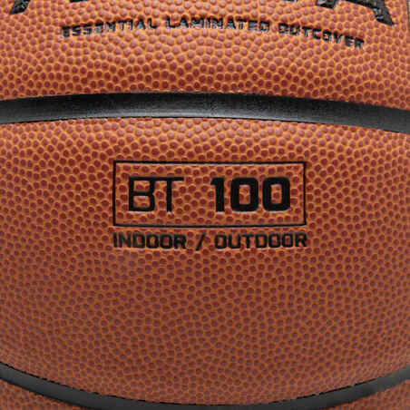 BT100 Kids' Size 4 Beginner Basketball, Under Age 6 - Orange