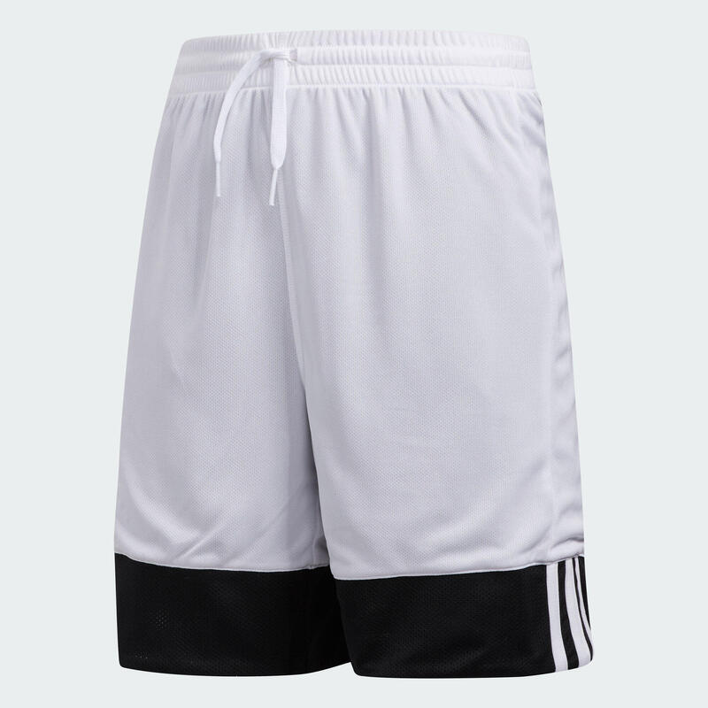 SHORT BASKETBALL SANS MANCHE 3G SPEED REVERSIBLE ADIDAS ENFANT NOIR/BLANC