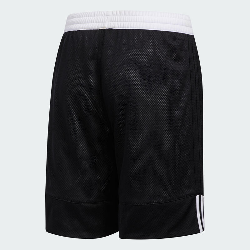 SHORT BASKETBALL SANS MANCHE 3G SPEED REVERSIBLE ADIDAS ENFANT NOIR/BLANC