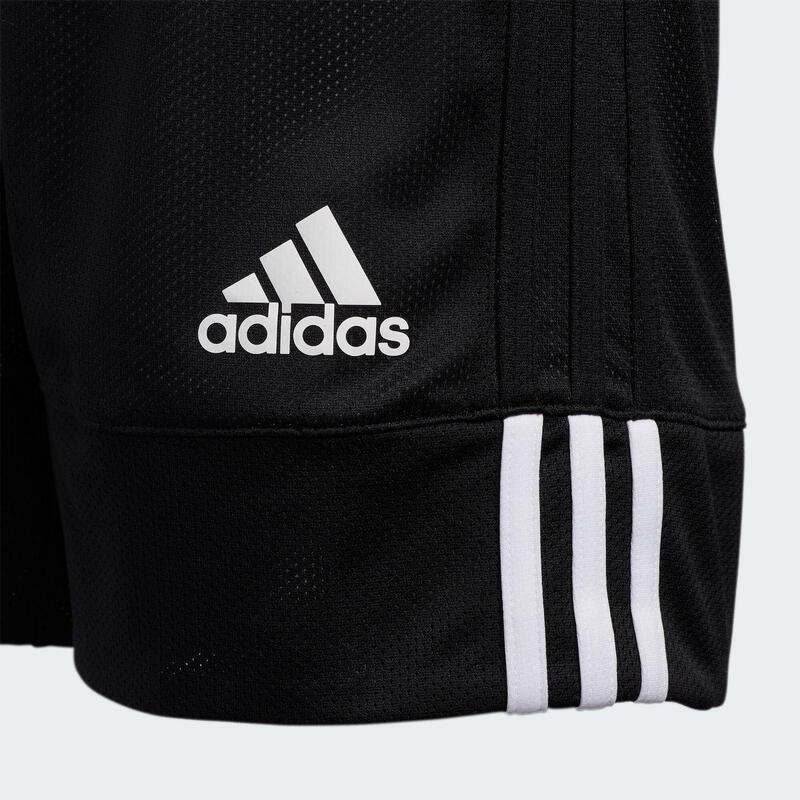 SHORT BASKETBALL SANS MANCHE 3G SPEED REVERSIBLE ADIDAS ENFANT NOIR/BLANC