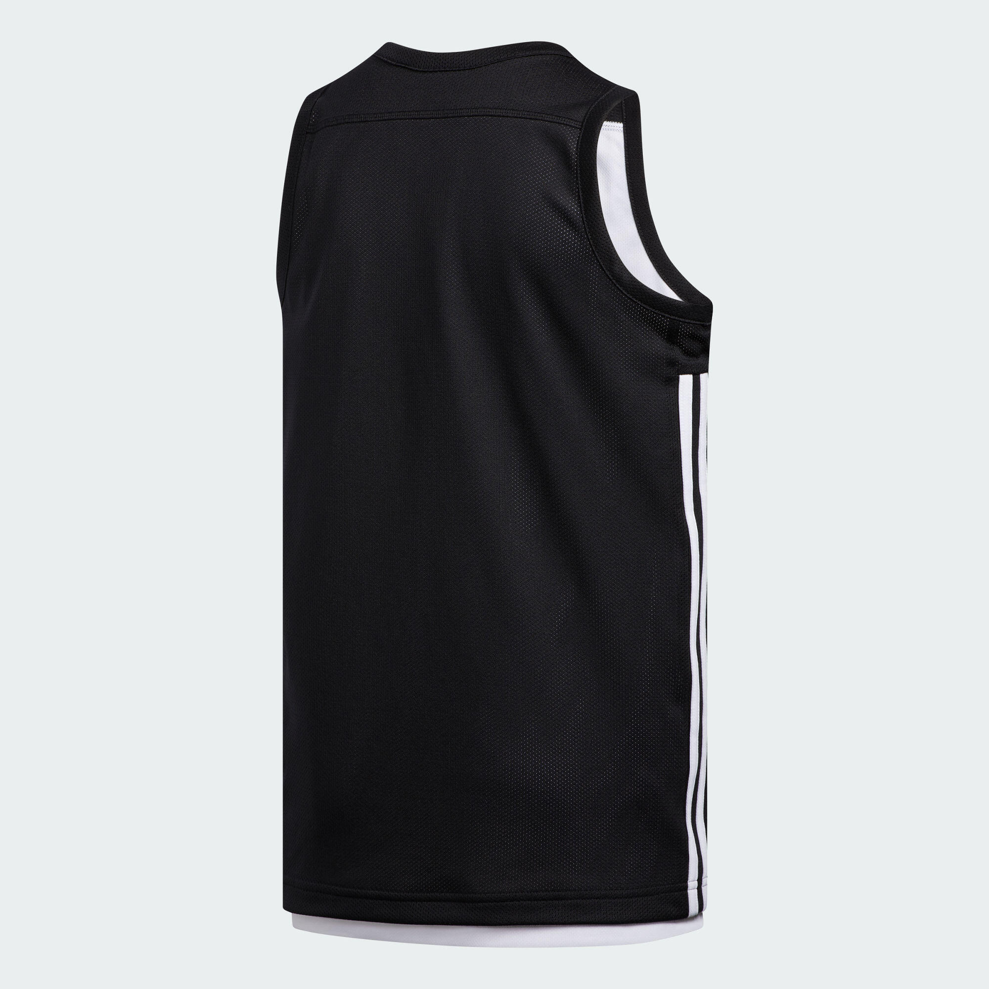MAILLOT BASKETBALL SANS MANCHE 3G SPEED REVERSIBLE ADIDAS ENFANT NOIR/BLANC 3/6