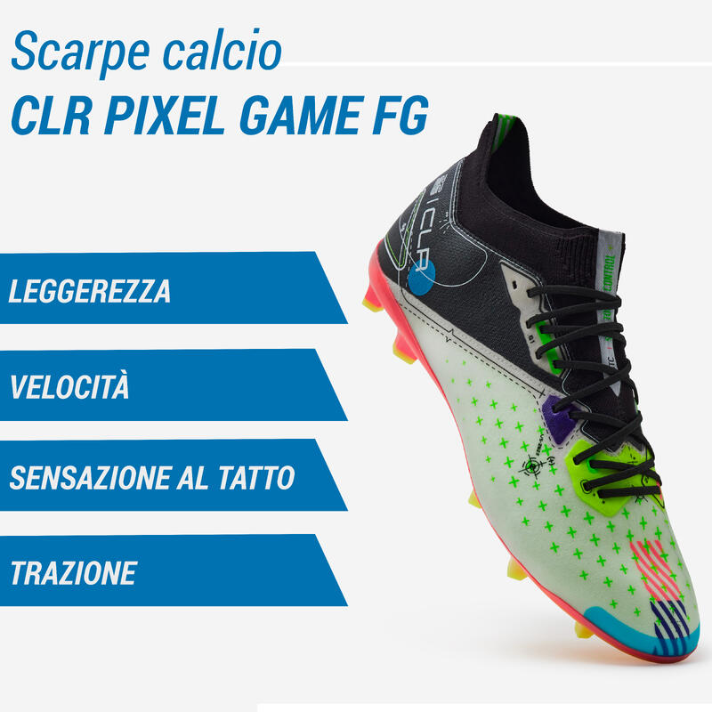 Scarpe calcio uomo CLR FG pixel game