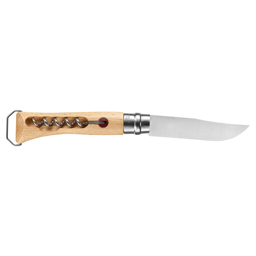 Klappmesser Opinel N° 10 10 cm Inox Korkenzieher Kapselheber 