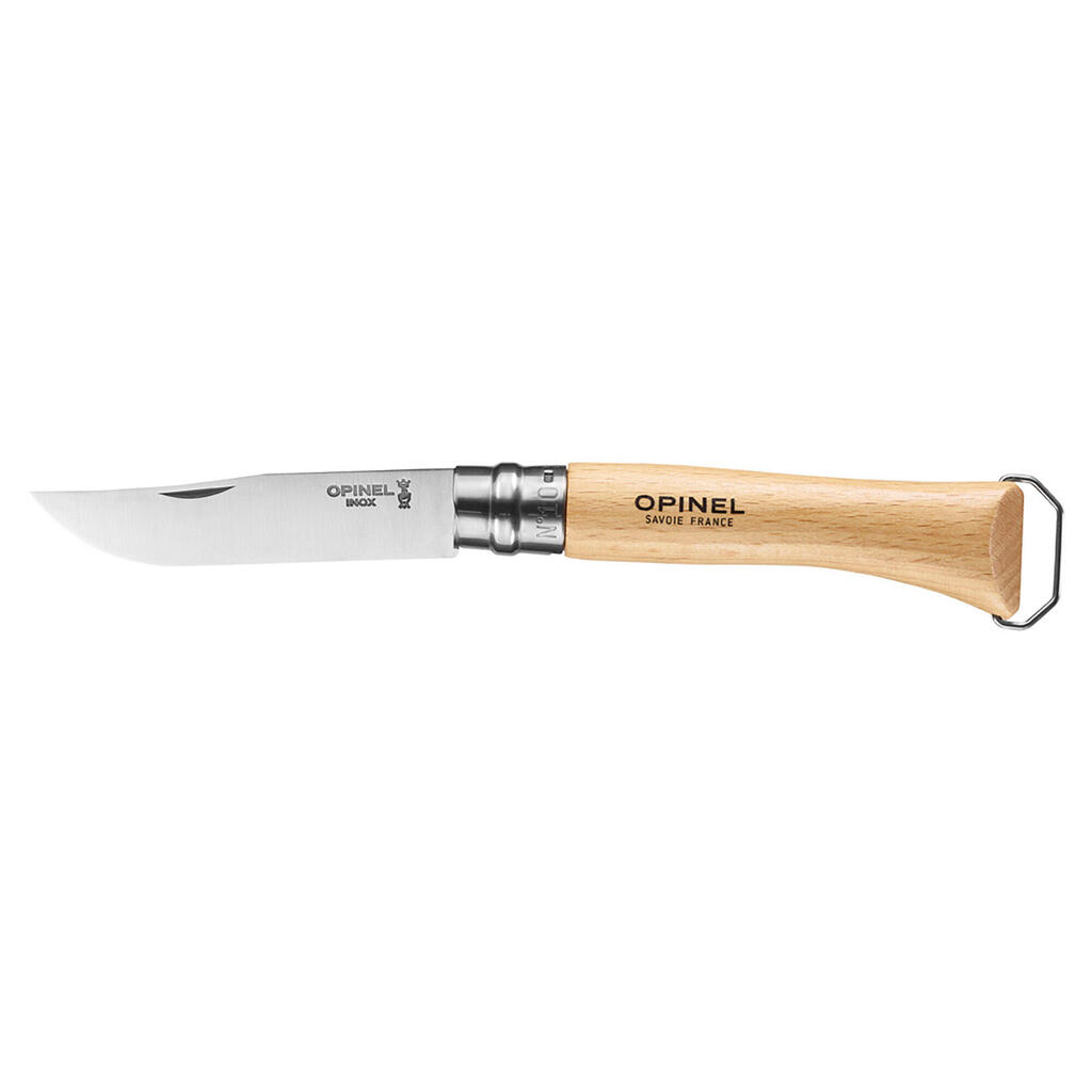 Sklopivi 3-u-1 nož od nerđajućeg čelika OPINEL br. 10 (10 cm)