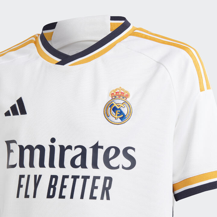 Maillot domicile Real Madrid enfant saison 2023 2024 ADIDAS Decathlon