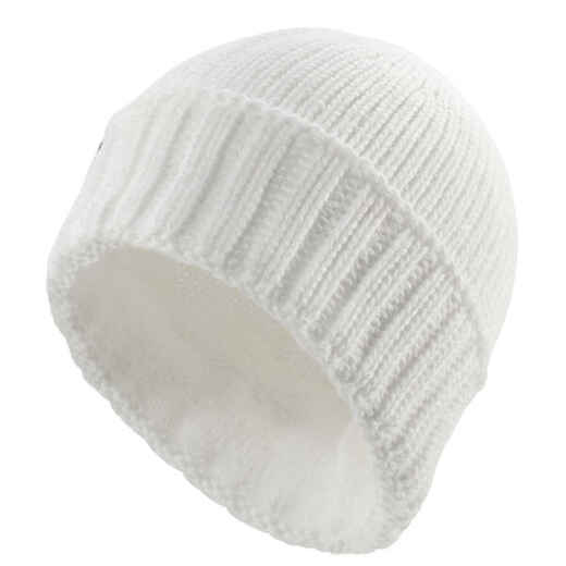 
      Pieaugušo slēpošanas cepure, ražota Francijā, balta
  