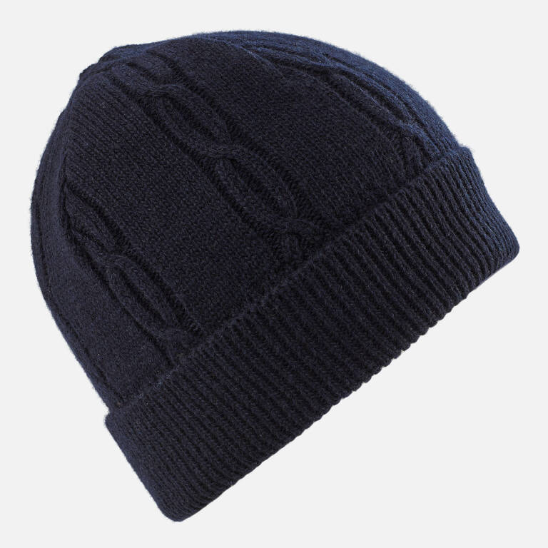 KIDS’ CABLE SKI HAT NAVY BLUE