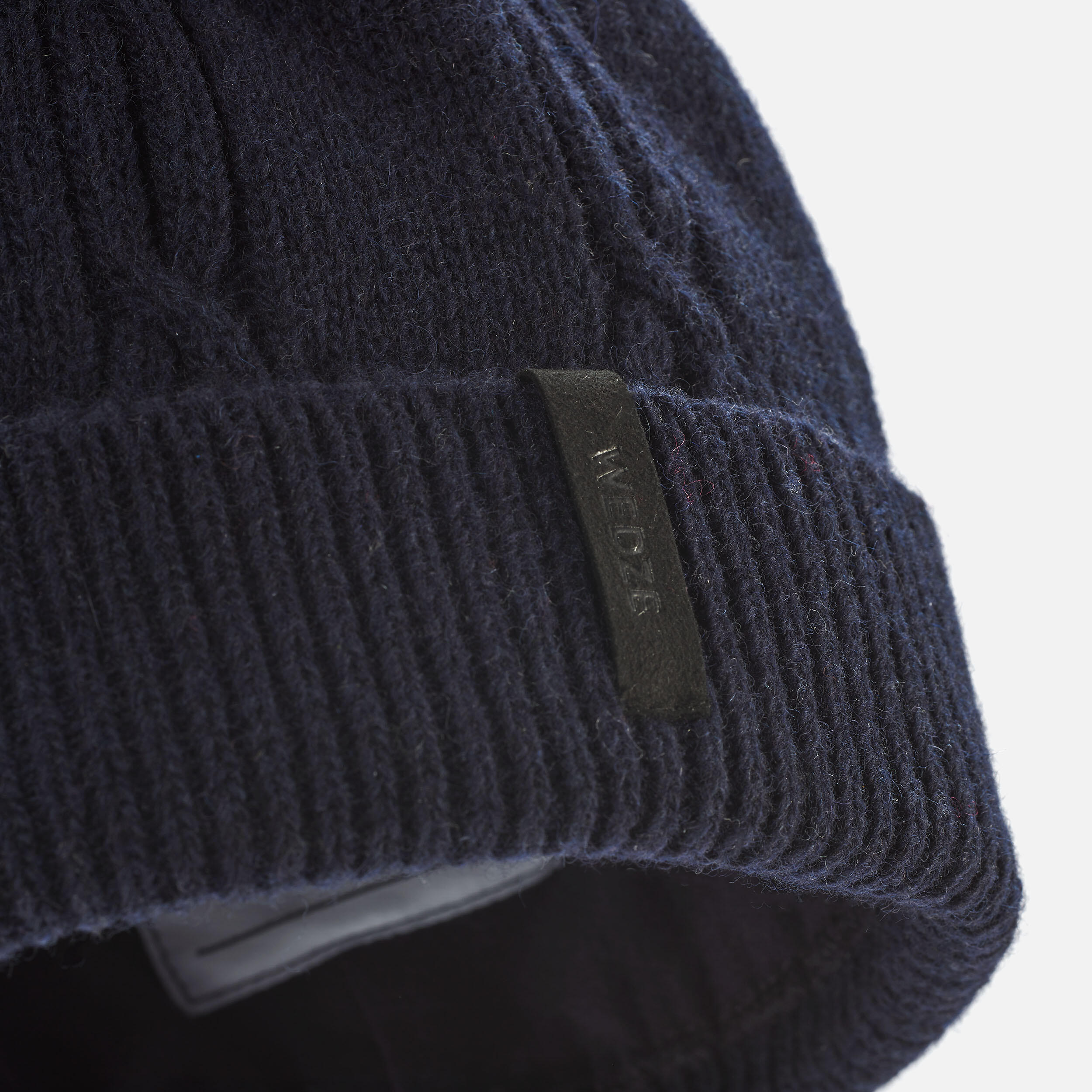 KIDS’ CABLE SKI HAT NAVY BLUE 4/11