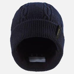 KIDS’ CABLE SKI HAT NAVY BLUE