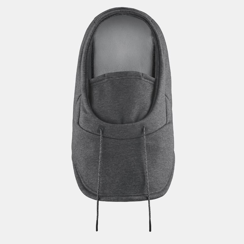 Yetişkin Kask Üstü Kayak Başlığı - Gri - 900