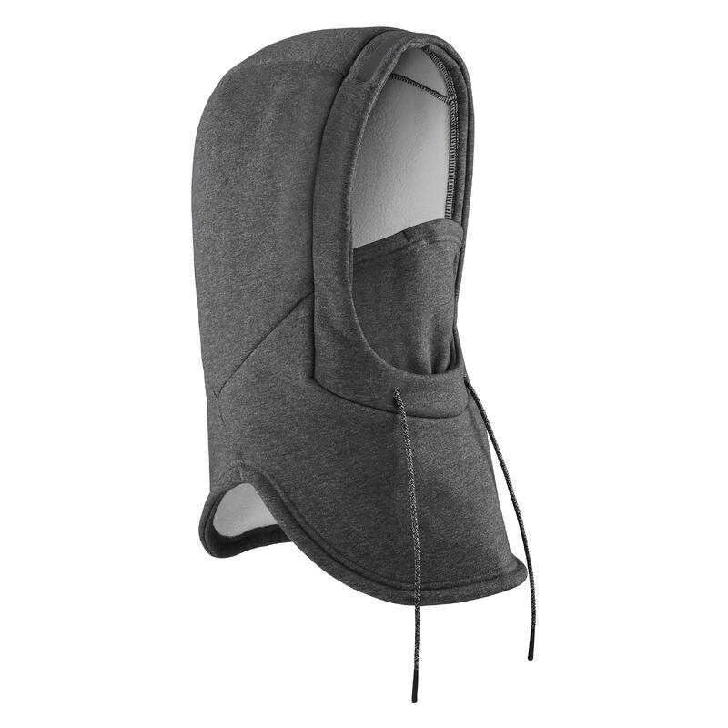 ADULT FLEECE SKI HELMET BALACLAVA DARK GREY Decathlon