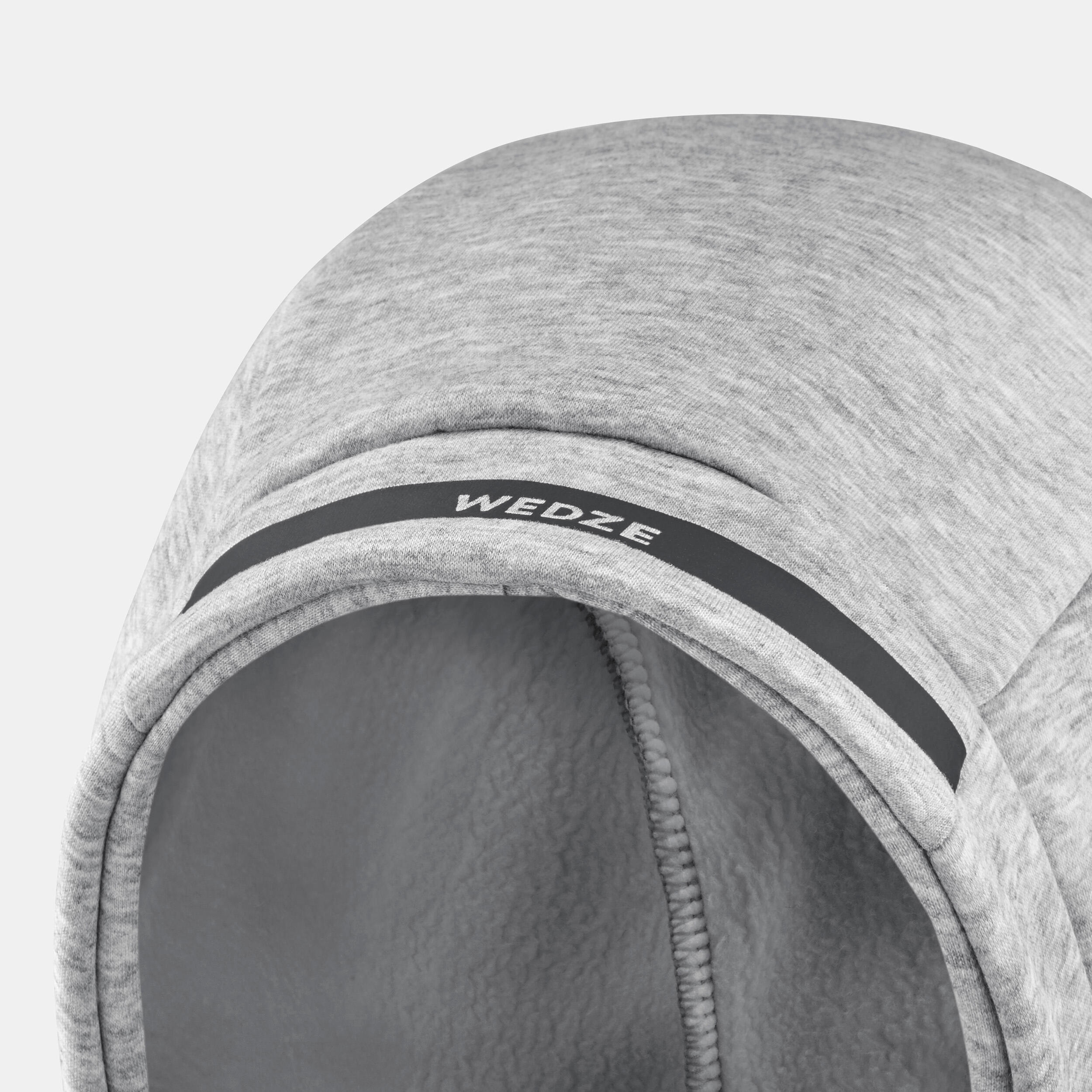 Balaclava Exterior de Ski Adulto Moletão Cinzento Claro 7/7