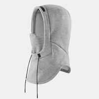 ADULT FLEECE SKI HELMET BALACLAVA - CLEAR GREY