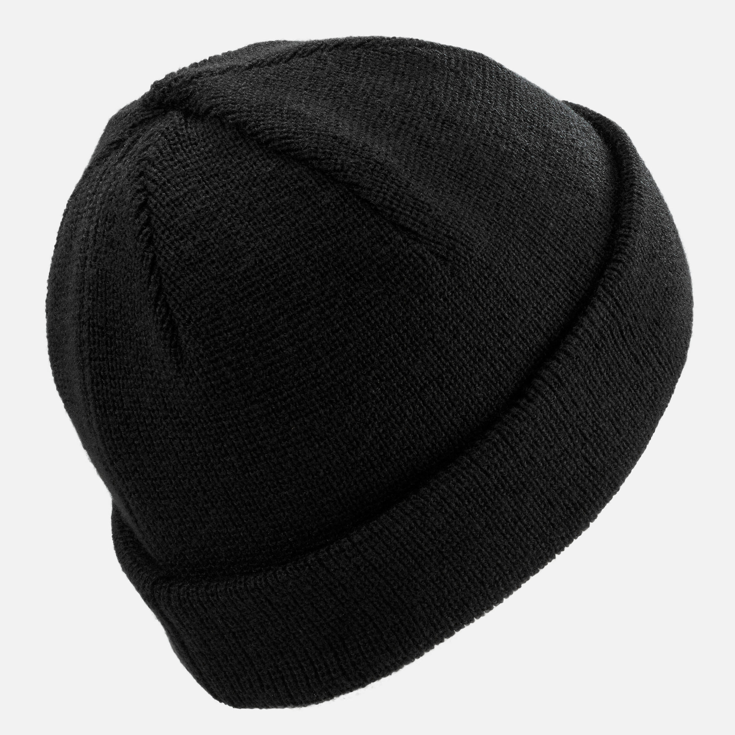 Ski Hat Docker Black black Wedze Decathlon