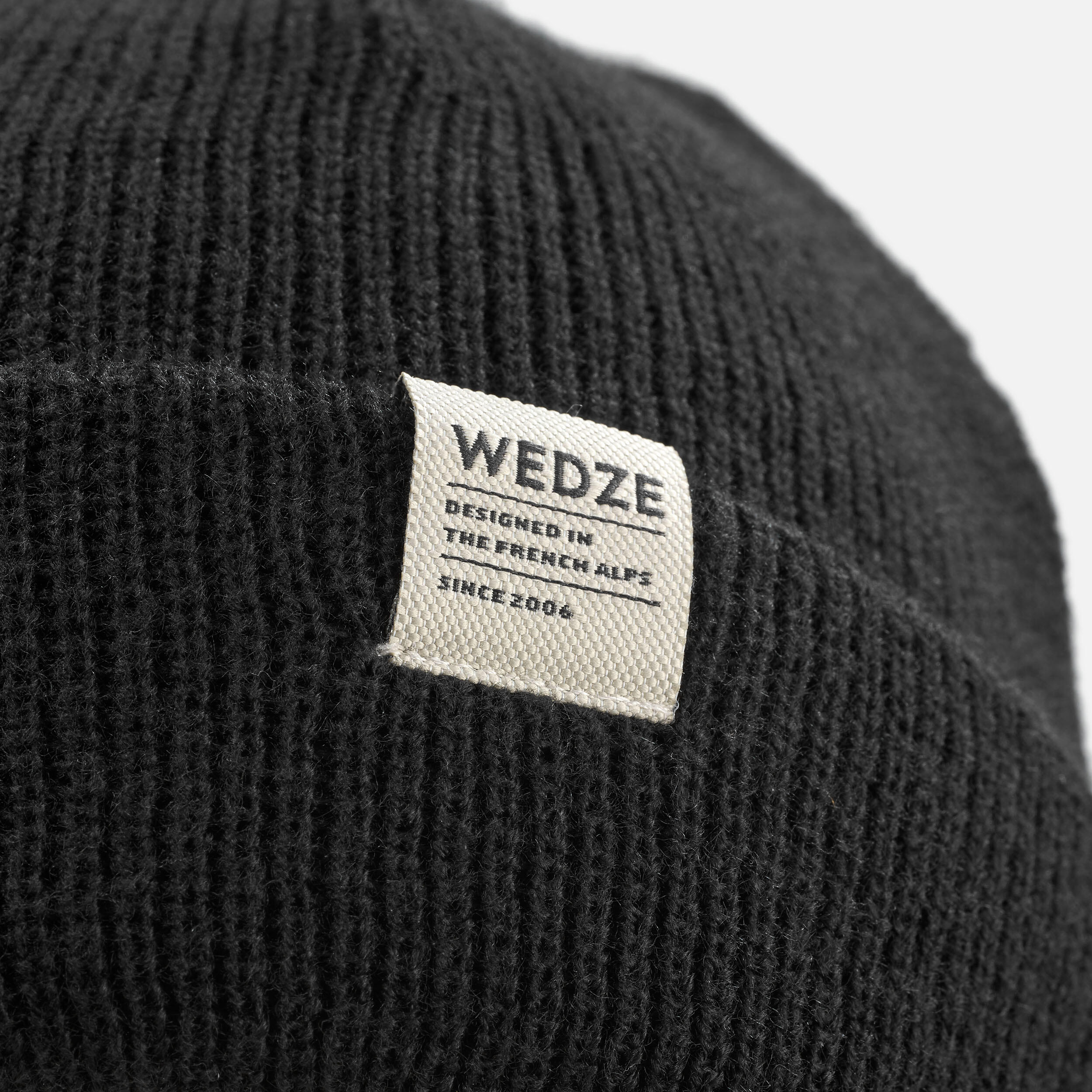 ADULT SKI HAT - DOCKER - BLACK 4/12