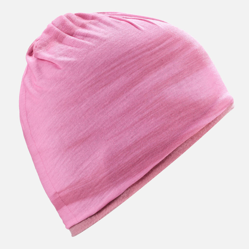 Cache cou de ski adulte, HUG 500 vieux rose