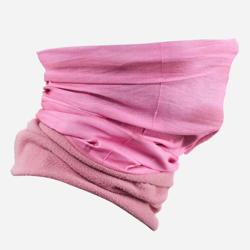 Cache cou de ski adulte, HUG 500 vieux rose