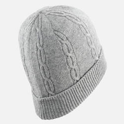 CHILDREN'S SKI HAT WITH WHITE CABLE