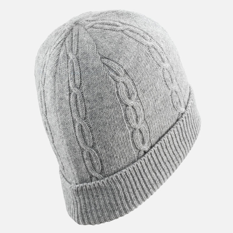 BONNET DE SKI ENFANT TORSADE GRIS