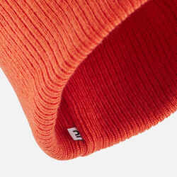 ADULT SKI HAT - FISHERMAN - ORANGE