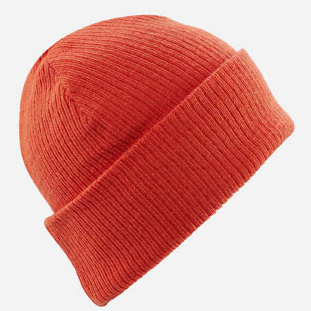 ADULT SKI HAT - FISHERMAN - ORANGE