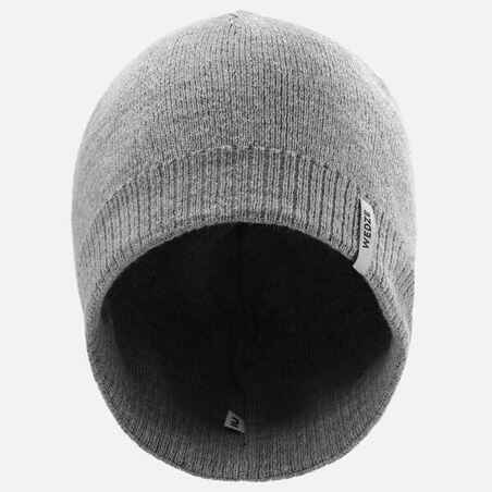 ADULT SKI HAT - SIMPLE - LIGHT GREY