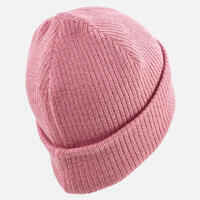 ADULT SKI HAT - FISHERMAN - LIGHT PINK