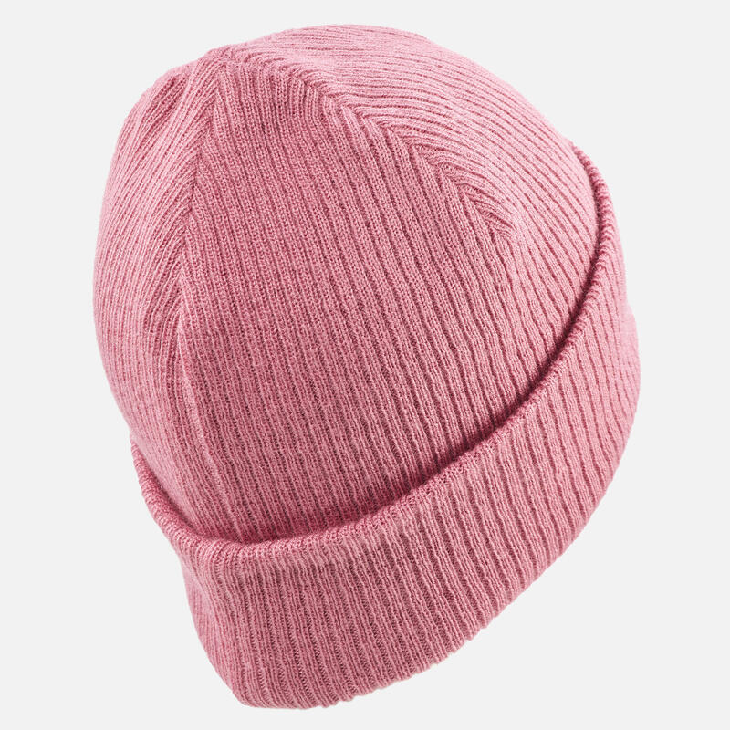 成人滑雪毛帽 FISHERMAN－淡粉色