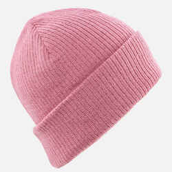 ADULT SKI HAT - FISHERMAN - LIGHT PINK