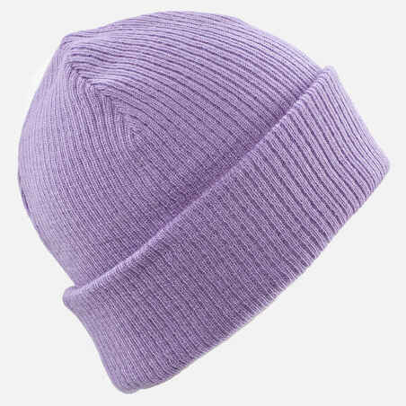 ADULT SKI HAT - FISHERMAN - PURPLE