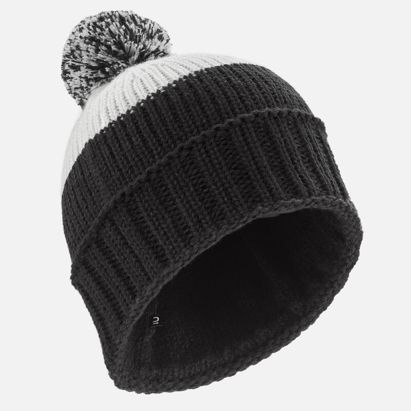 BONNET DE SKI GRAND NORD ADULTE MADE IN FRANCE - NOIR, BLANC