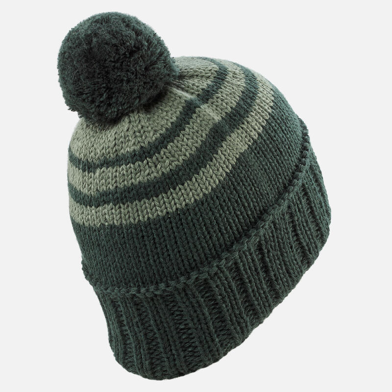 Bonnet à pompon adulte, GRAND NORD FR 500 vert
