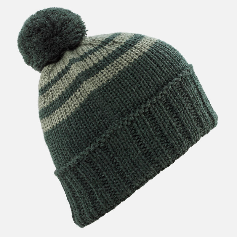 Bonnet à pompon adulte, GRAND NORD FR 500 vert