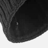 ADULT SKI HAT GRAND NORD MADE IN FRANCE - BLACK, WHITE