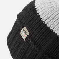 ADULT SKI HAT GRAND NORD MADE IN FRANCE - BLACK, WHITE